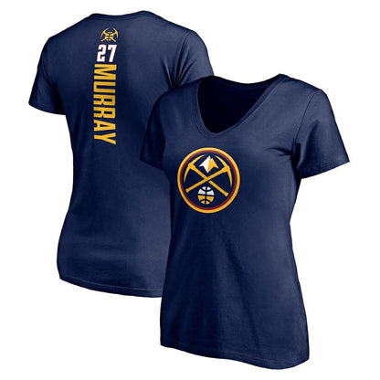 Jamal Murray Denver Nuggets Women's Playmaker Name & Number V-Neck T-Shirt sale - Navy cheap