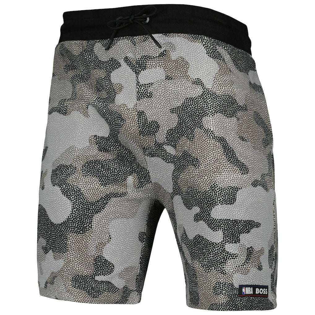 Chicago Bulls NBA x Hugo Boss Slam Camo Shorts - Black on sale