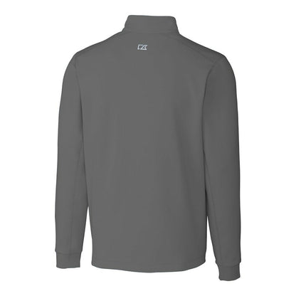 Indianapolis Colts Cutter & Buck Throwback Logo Traverse Stretch Quarter-Zip Big & Tall Pullover Top - Steel for sale
