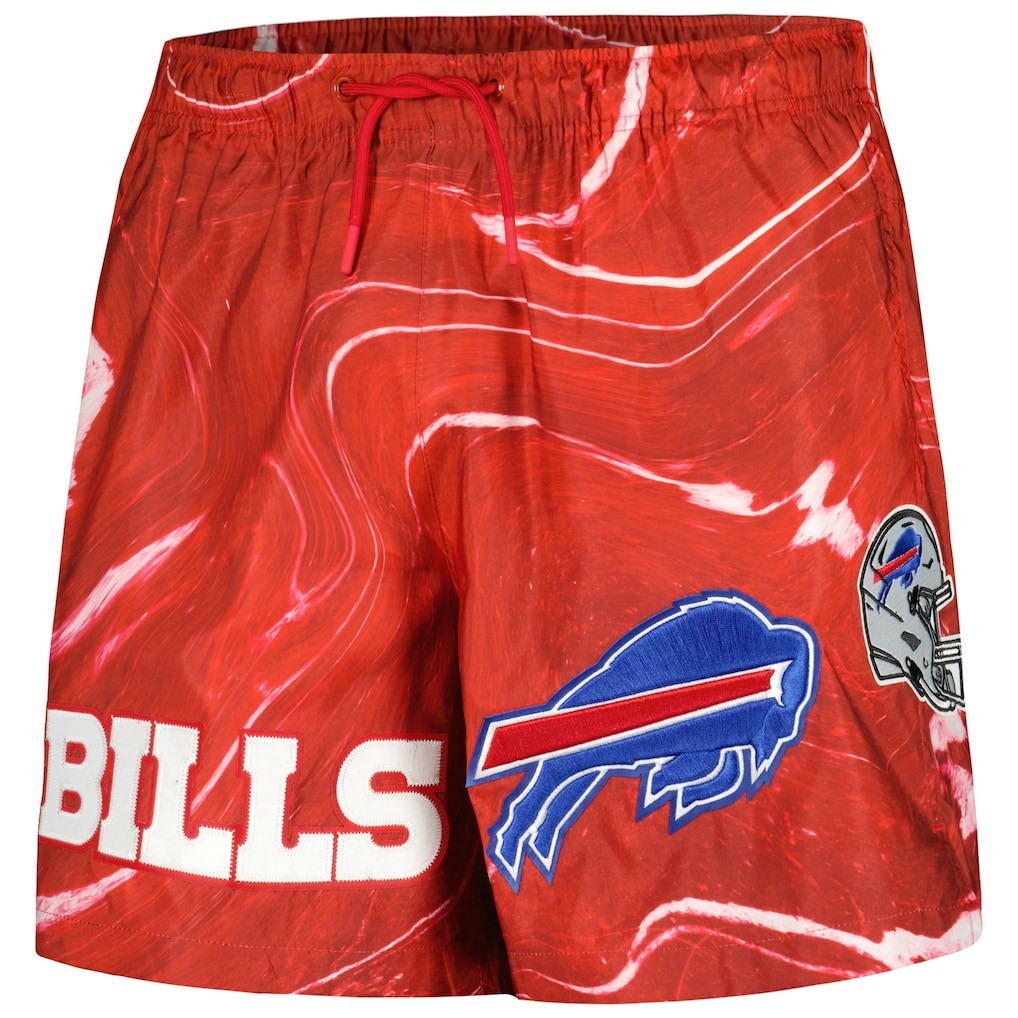 Buffalo Bills Pro Standard Allover Marble Print Shorts - Red cheap