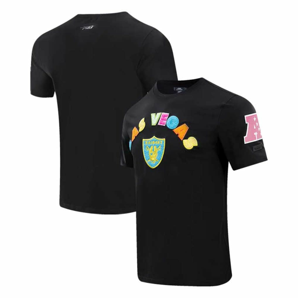 Las Vegas Raiders Pro Standard Neon Graphic T-Shirt - Black online