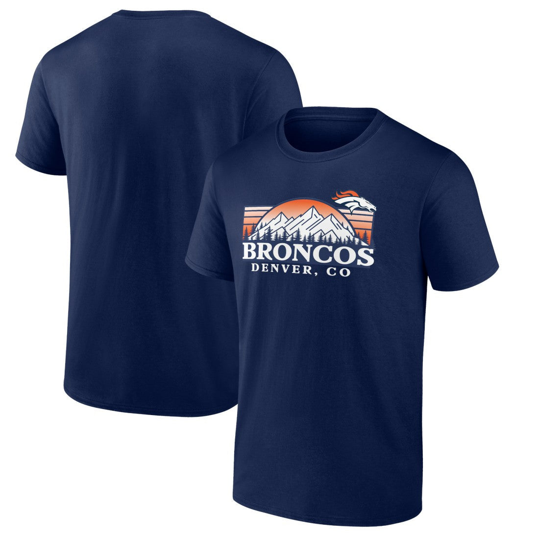 Denver Broncos Route Runner T-Shirt - Navy outlet