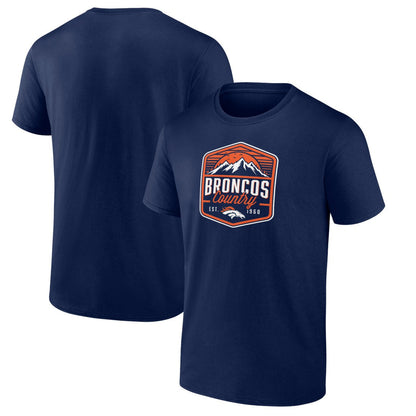 Denver Broncos Open Receiver T-Shirt - Navy discount
