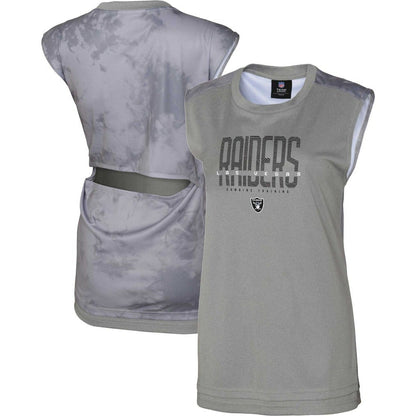 Las Vegas Raiders Women's No Sweat Tank Top - Gray cheap