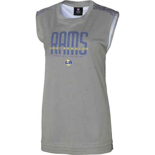 Los Angeles Rams Women's No Sweat Tank Top - Gray cheap
