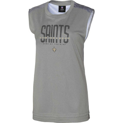 New Orleans Saints Women's No Sweat Tank Top - Gray online