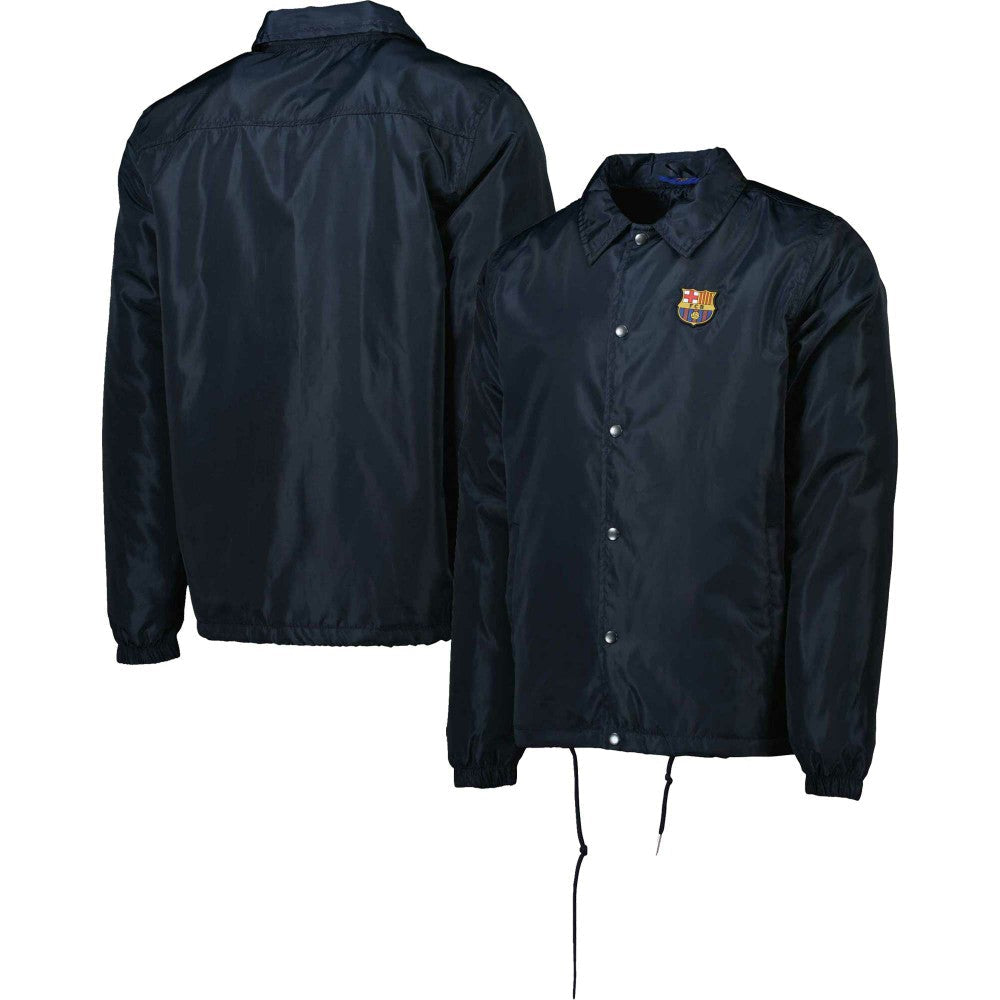 Barcelona Coaches Full-Snap Jacket - Navy online