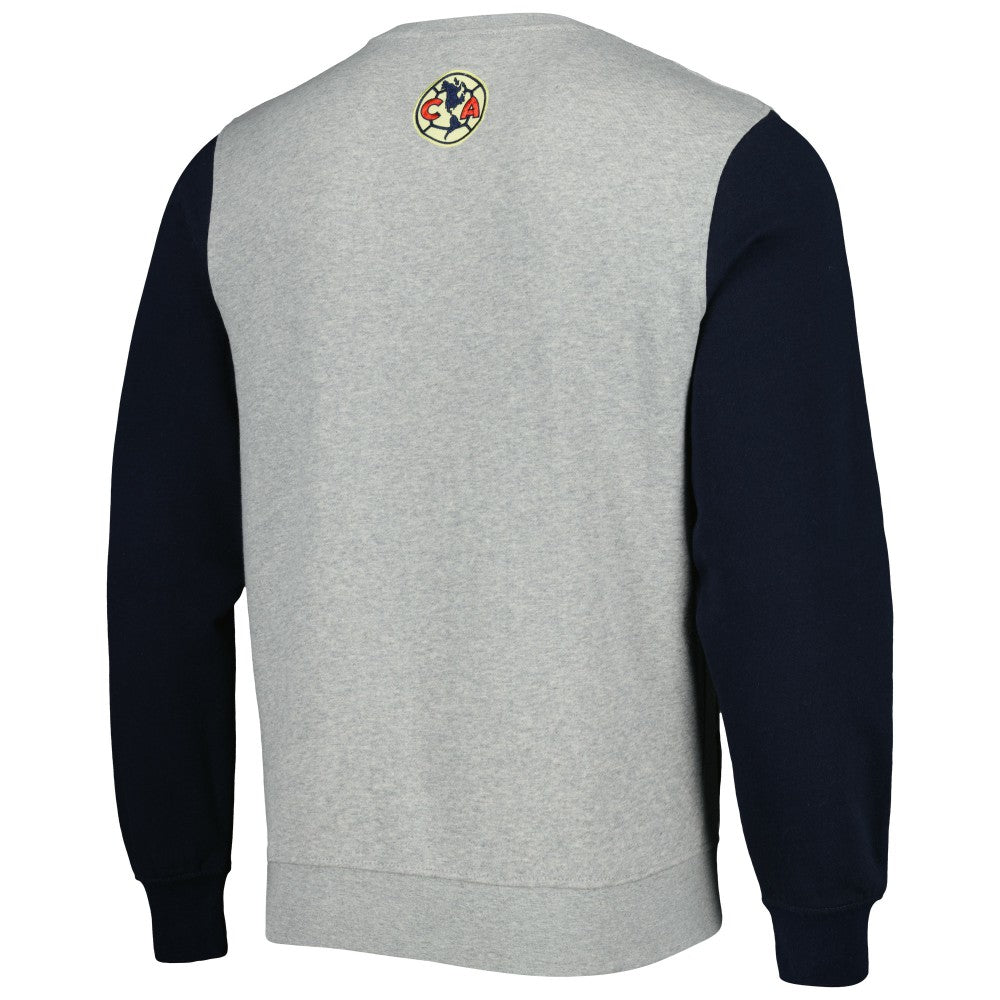 Club America Kangaroo Pullover Sweatshirt - Gray/Navy shop