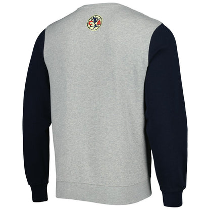 Club America Kangaroo Pullover Sweatshirt - Gray/Navy shop