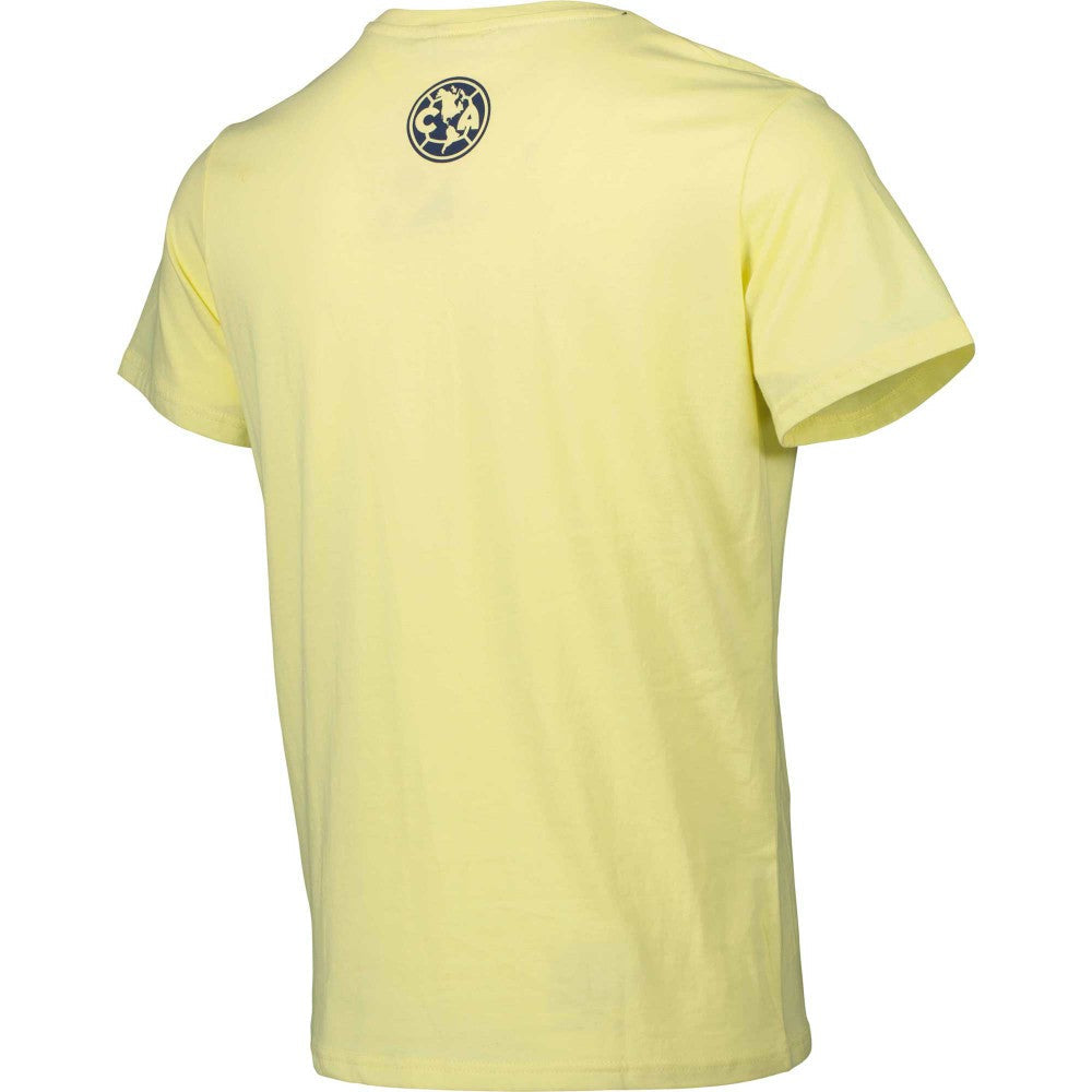 Club America Rounded T-Shirt - Yellow for sale