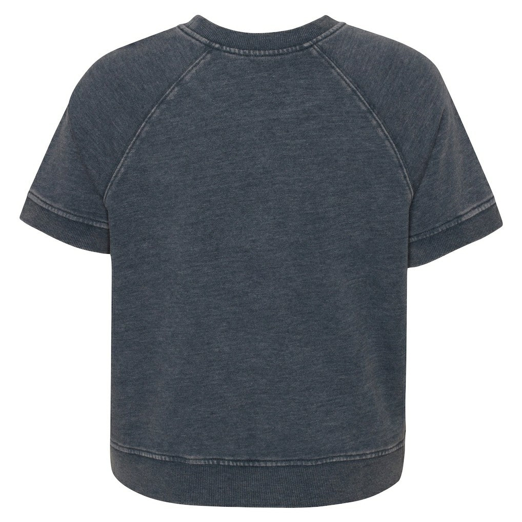 Los Angeles Rams Girls Juniors Cheer Squad Raglan T-Shirt - Heather Charcoal on sale