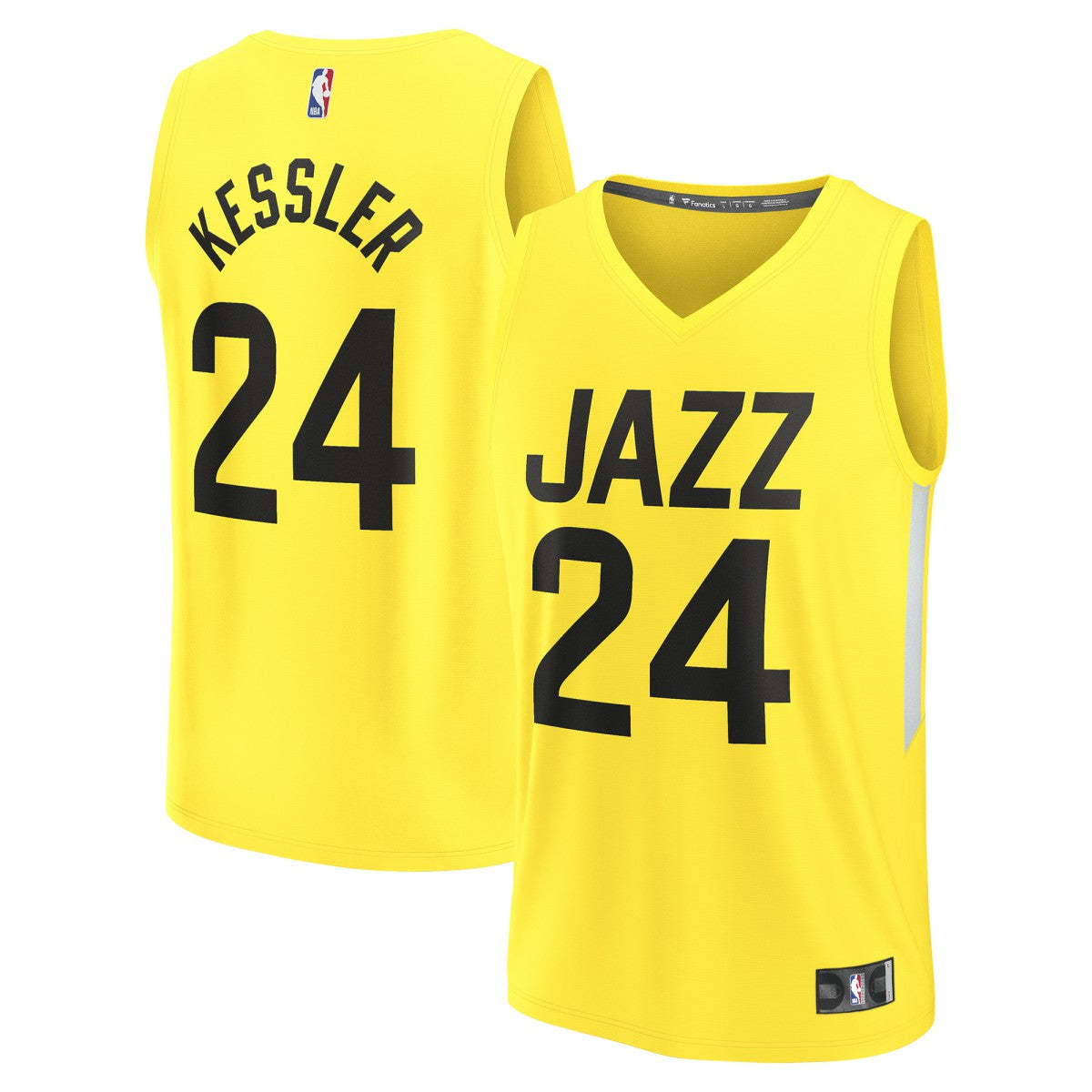 Walker Kessler Utah Jazz Fast Break Replica Player Jersey - Icon Edition - Yellow | Fanatics on sale