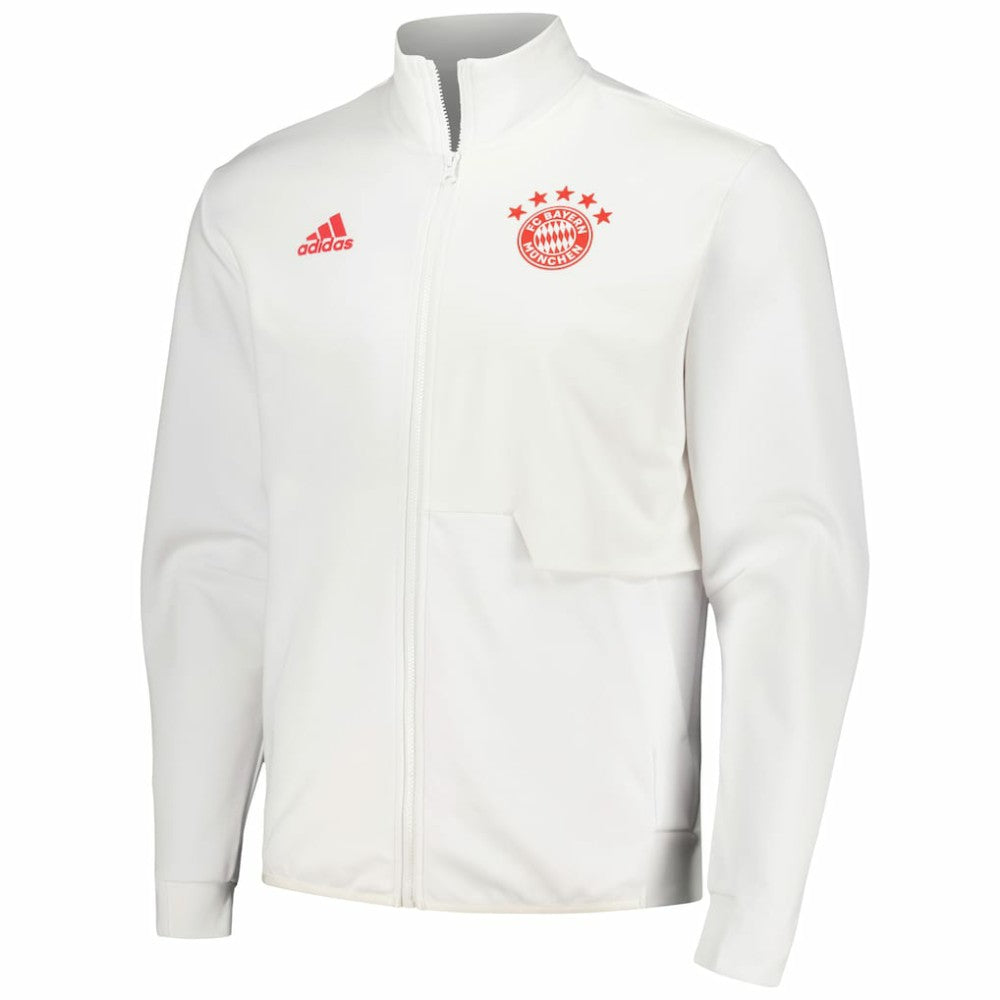Bayern Munich 2023/24 Anthem Full-Zip Jacket - White | Adidas shop