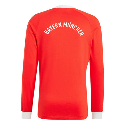 Bayern Munich Originals Energy Drop '70s Long Sleeve Jersey - Red | Adidas online
