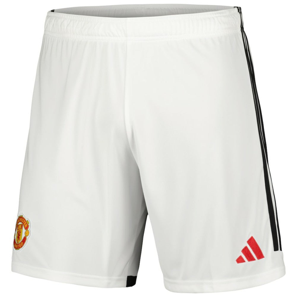 Manchester United 2023/24 Home Replica Shorts - White | Adidas shop