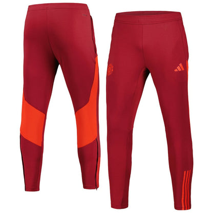 Manchester United 2023/24 AEROREADY Training Pants - Red | Adidas for sale