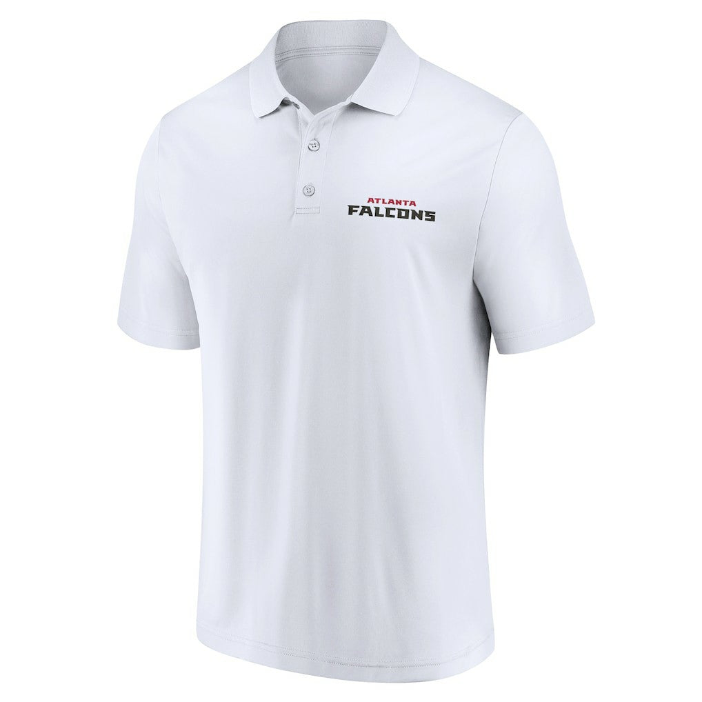 Atlanta Falcons Lockup Two-Pack Polo Set - White/Black cheap