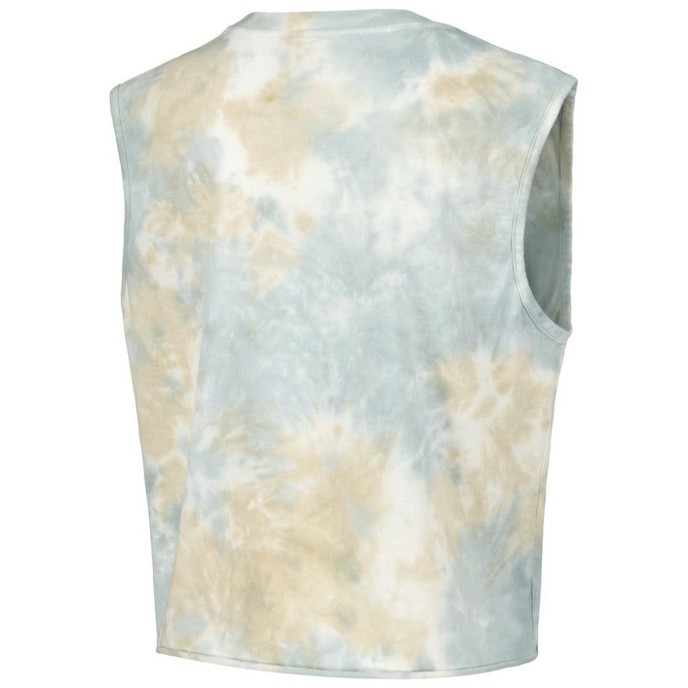 Cleveland Guardians The Wild Collective Women's Washed Muscle Tank Top - White