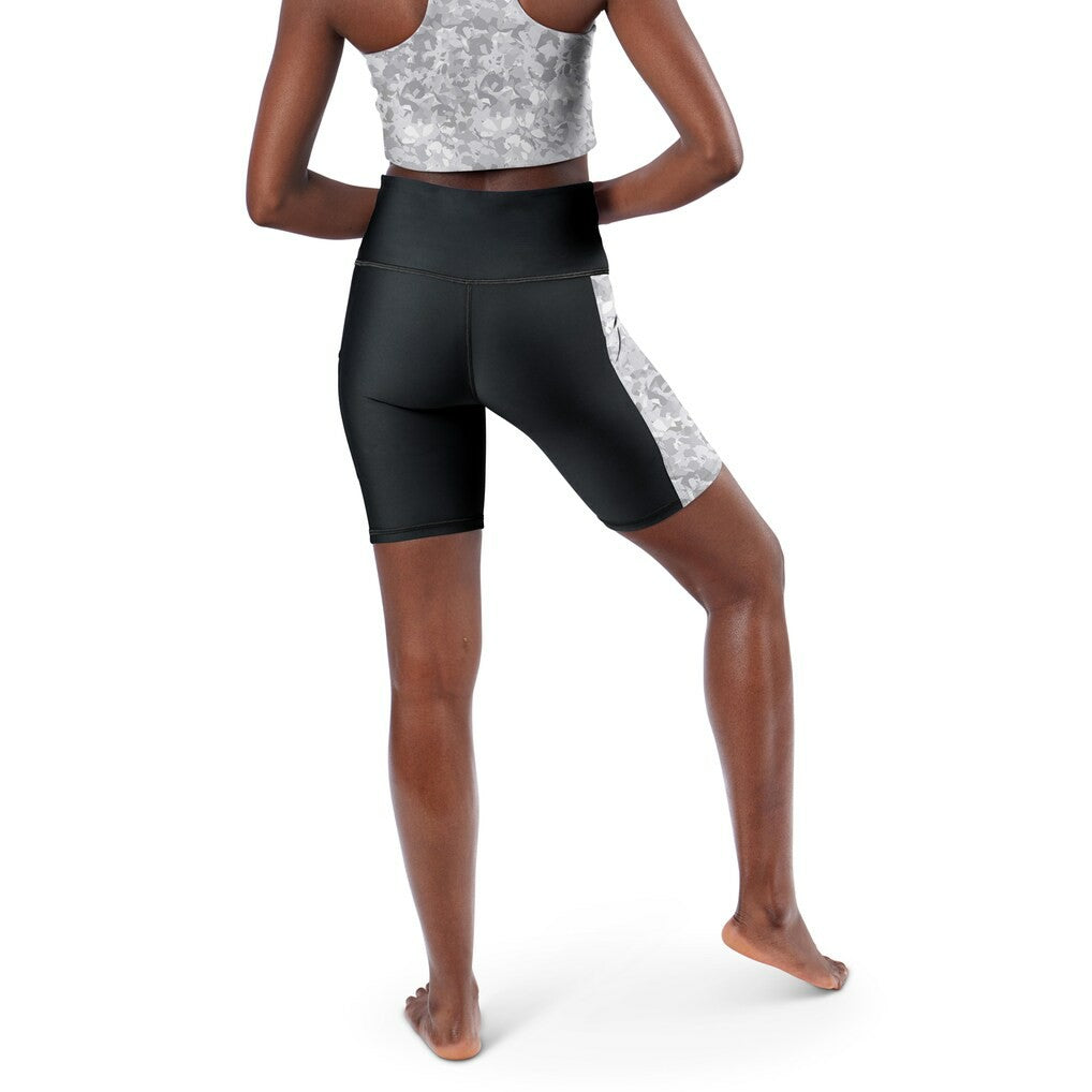Buffalo Bills Certo Women's High Waist Logo Two-Pocket Biker Shorts - Black discount