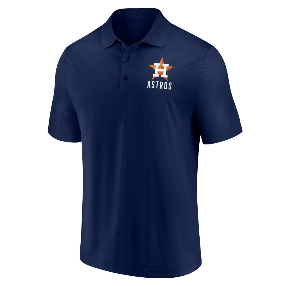 Houston Astros Two-Pack Logo Lockup Polo Set - Navy/White