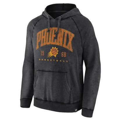 Phoenix Suns Foul Trouble Snow Wash Raglan Pullover Hoodie sale - Heather Charcoal | Fanatics for sale