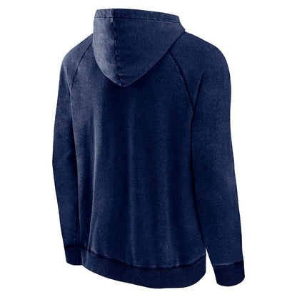 New Orleans Pelicans Foul Trouble Snow Wash Raglan Pullover Hoodie - Heather Navy | Fanatics online