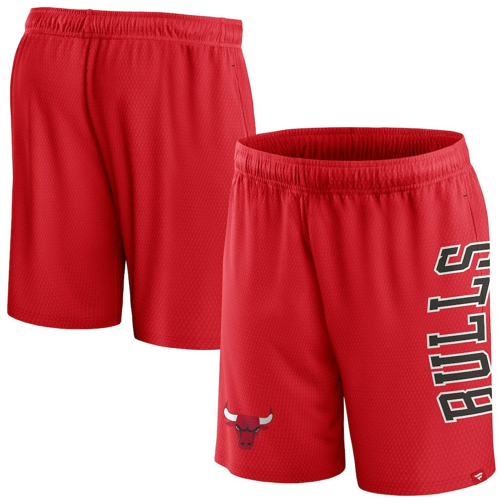 Chicago Bulls Post Up Mesh Shorts - Red | Fanatics on sale