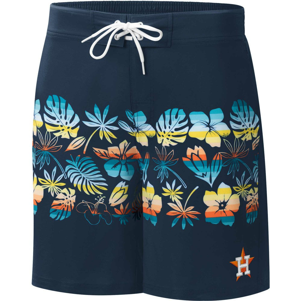Houston Astros G-III Sports by Carl Banks Breeze Volley Swim Shorts - Navy