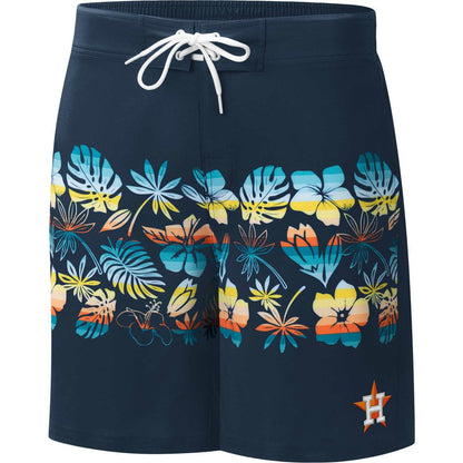 Houston Astros G-III Sports by Carl Banks Breeze Volley Swim Shorts - Navy