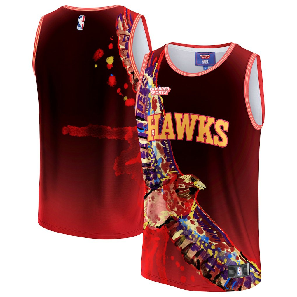 Atlanta Hawks NBA & KidSuper Studios Unisex Hometown Jersey - Red | Fanatics online