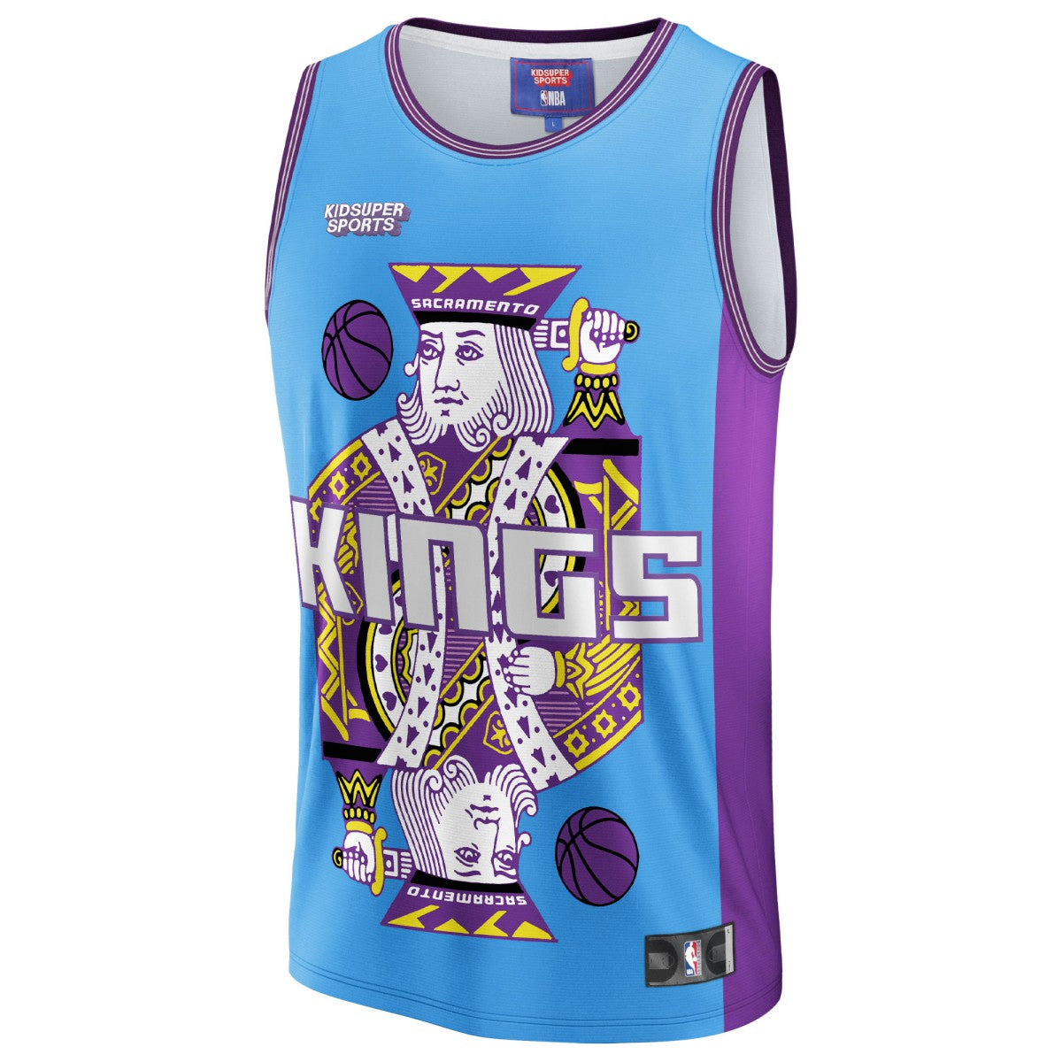 Sacramento Kings NBA & KidSuper Studios Unisex Hometown Jersey - Blue | Fanatics on sale