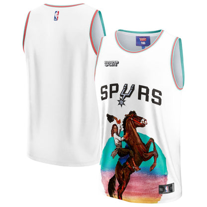 San Antonio Spurs NBA & KidSuper Studios Unisex Hometown Jersey - White | Fanatics cheap