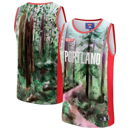 Portland Trail Blazers NBA & KidSuper Studios Unisex Hometown Jersey - Green | Fanatics discount