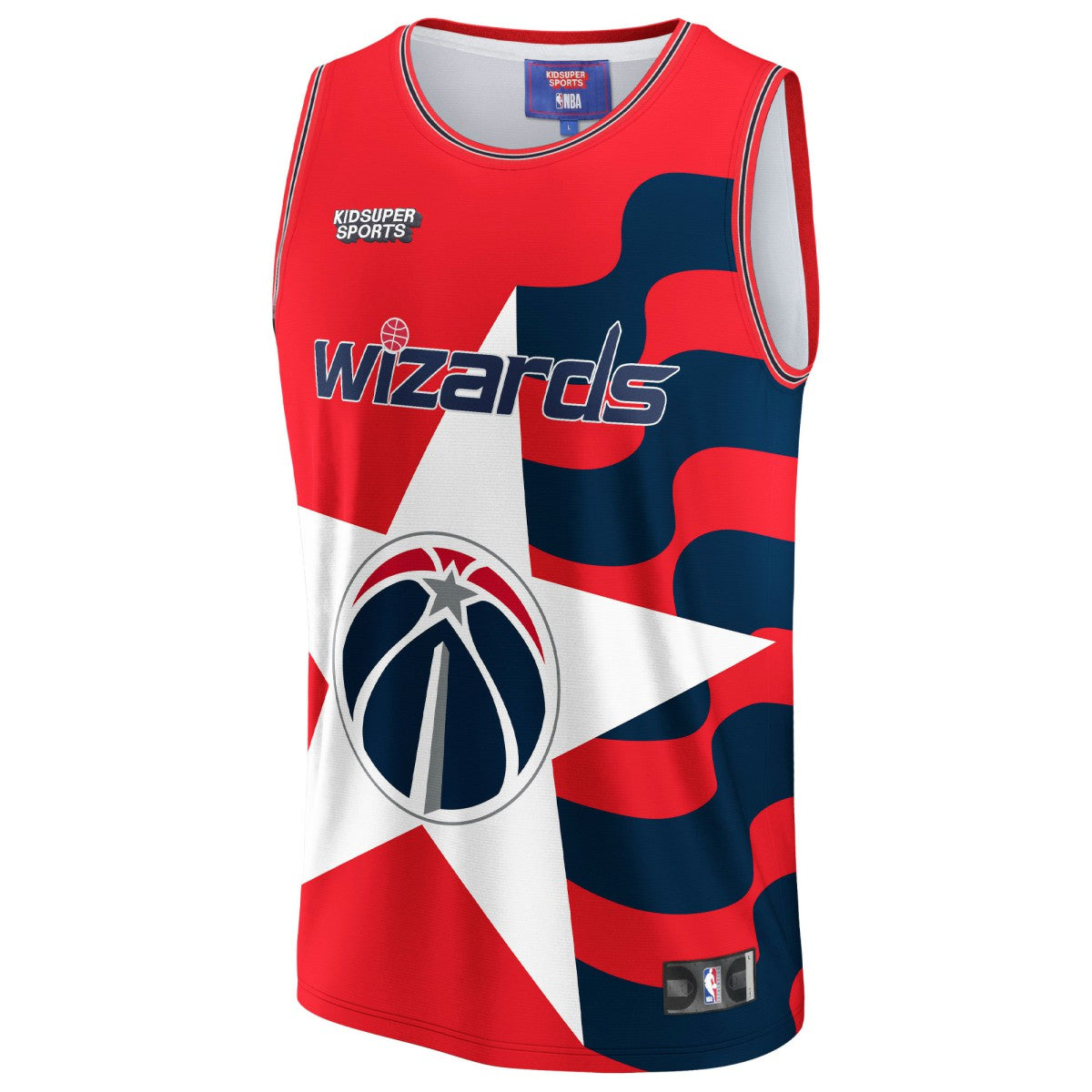 Washington Wizards NBA & KidSuper Studios Unisex Hometown Jersey - Red | Fanatics online