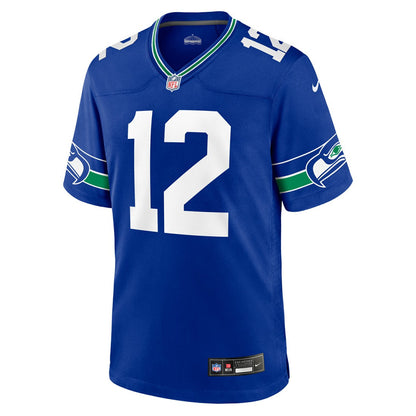 12s Seattle Seahawks Throwback Player Game Jersey - Royal | Nike discount