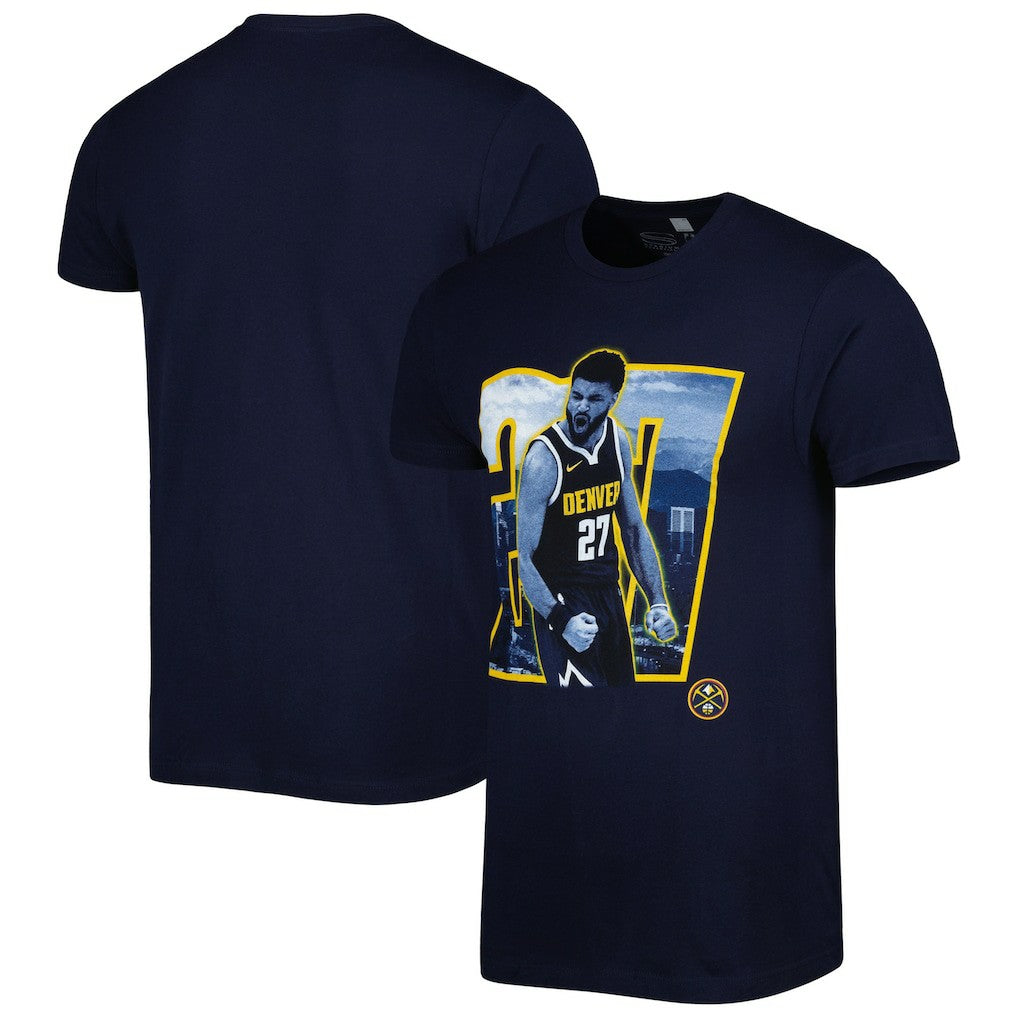 Jamal Murray Denver Nuggets Stadium Essentials Unisex Player Skyline T-Shirt sale - Navy outlet