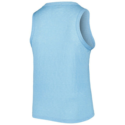 Toronto Blue Jays Soft as a Grape Women's Plus Size High Neck Tri-Blend Tank Top - Royal