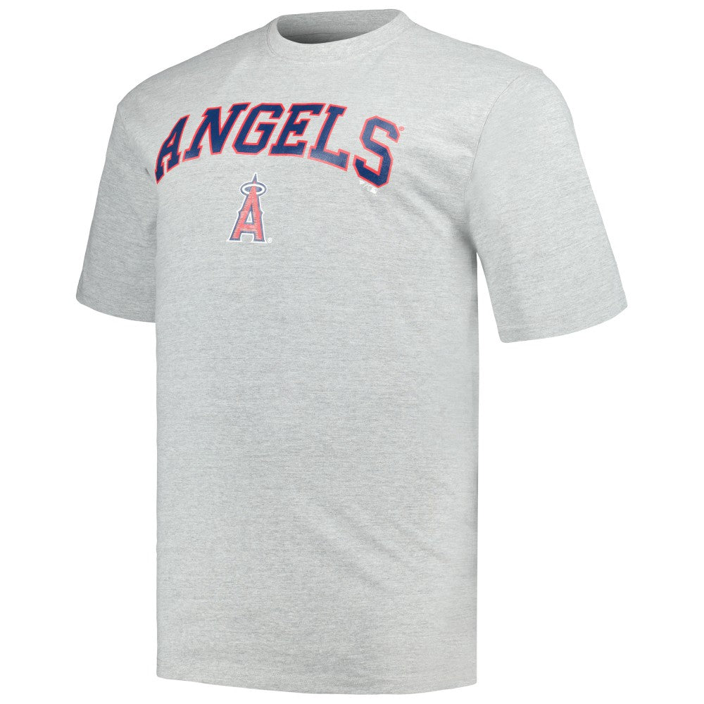 Los Angeles Angels Profile Big & Tall T-Shirt Combo Pack - Black/Heather Gray