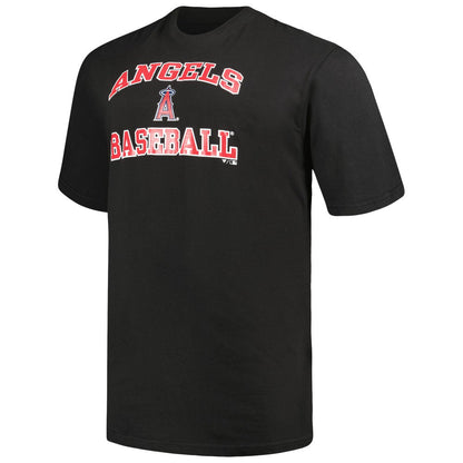 Los Angeles Angels Profile Big & Tall T-Shirt Combo Pack - Black/Heather Gray