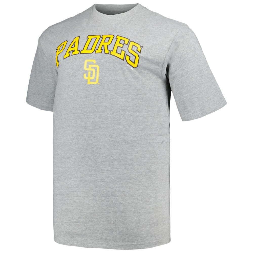 San Diego Padres Profile Big & Tall T-Shirt Combo Pack - Black/Heather Gray