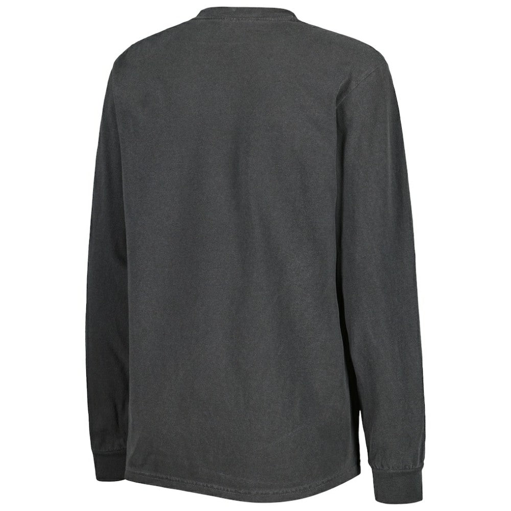 Chicago White Sox Soft as a Grape Women's Team Pigment Dye Long Sleeve T-Shirt - Black