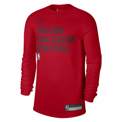 Portland Trail Blazers Unisex 2023/24 Legend On-Court Practice Long Sleeve T-Shirt - Red | Nike discount