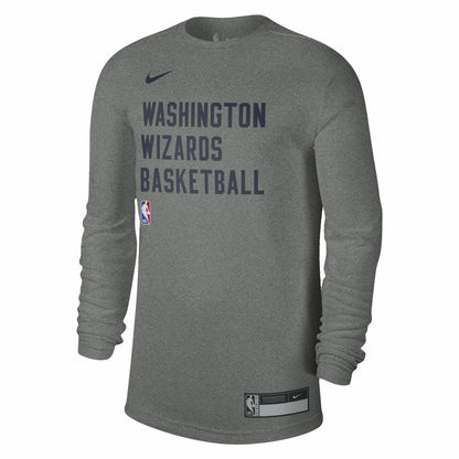 Washington Wizards Unisex 2023/24 Legend On-Court Practice Long Sleeve T-Shirt - Heather Gray | Nike shop