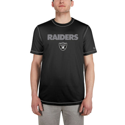 Las Vegas Raiders New Era Third Down Puff Print T-Shirt - Black for sale