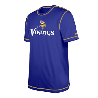 Minnesota Vikings New Era Third Down Puff Print T-Shirt - Purple cheap