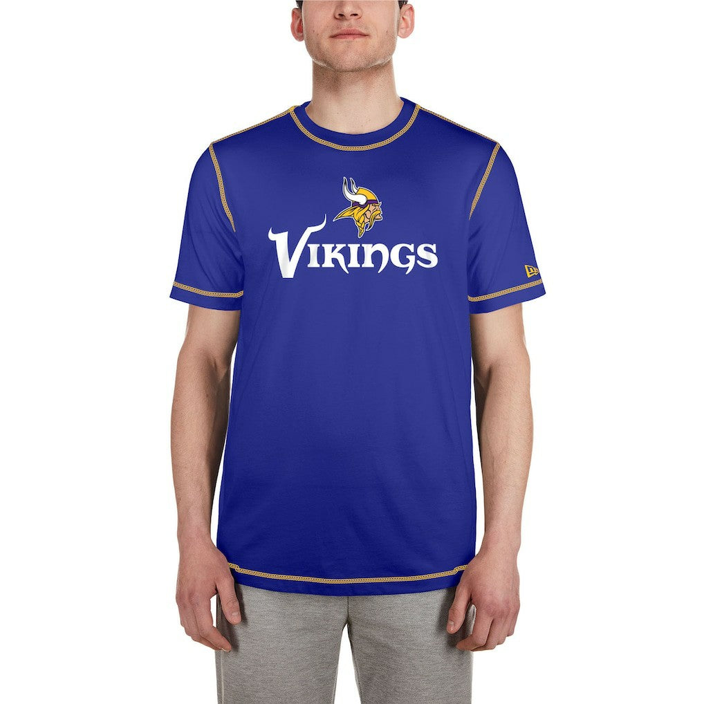 Minnesota Vikings New Era Third Down Puff Print T-Shirt - Purple cheap