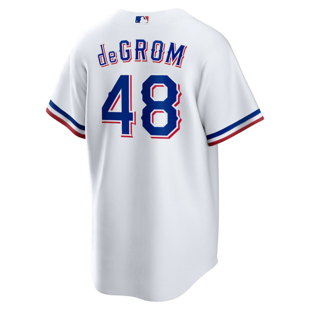 Jacob deGrom Texas Rangers Home Replica Player Jersey - White | Nike