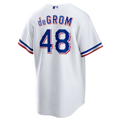 Jacob deGrom Texas Rangers Home Replica Player Jersey - White | Nike