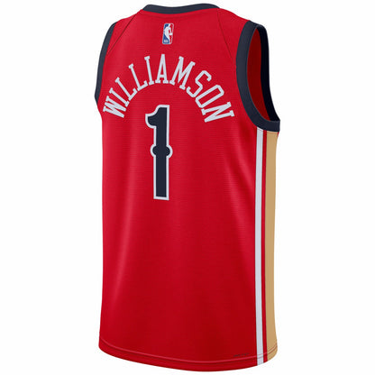 Zion Williamson New Orleans Pelicans Jordan Brand Unisex Swingman Jersey - Statement Edition - Red for sale