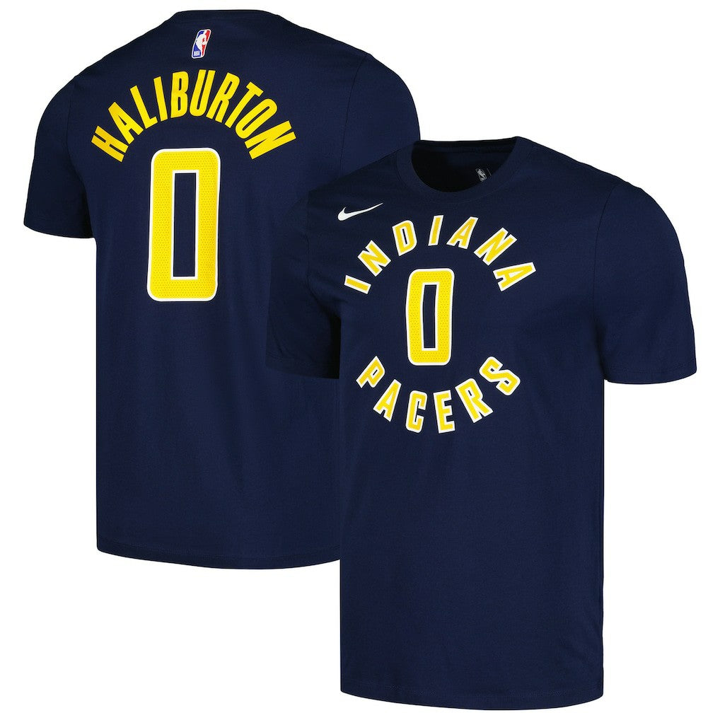 Tyrese Haliburton Indiana Pacers Icon 2022/23 Name & Number T-Shirt - Navy | Nike discount